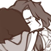 (DD1) pawn viktor hugging arisen karin, while he presses the godsbane blade against her back, as if preparing to stab her as they say their goodbyes to one another