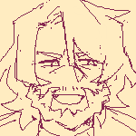 karin wearing an aegislash themed outfit consisting of a bishop-sleeved blouse and a high-waisted pleated skirt. she is wearing knee-high socks and sandals. she has her hair in pigtails, braided, with two triangular clips on the side. viktor wearing a hydreigon-themed outfit, consisting of an open tailcoat with a large collar, a vest underneath with a spiky jabot, high waisted pants, and mid-thigh boots.