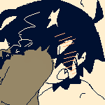 NSFW: demon vicky eating karin out