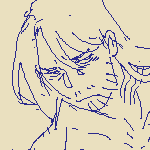 eil drawn as a great white shark type mermaid