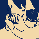 bust doodle of beastren karin