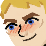 Warning: contains mii-styled NSFW. Drawing of Mii Caled having his dick fondled by a large, floating stylus. He is hard, and appears to be enjoying it.