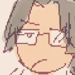 doodle of three ocs: ludwig, matthias, and alexis. ludwig is posing with a peace sign in one hand, and his other arm slung around matthias' shoulders. both ludwig and matthias are smiling towards the viewer. alexis can be seen in the background, some distance away from the two.