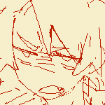 kindred theo doodles. shows theo not listening to eil, theo striking a chuuni pose, and eil putting theo in a chokehold, while the latter yells expletives at him