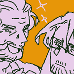 Viktor and Eilhart, both in school uniforms, taking a selfie. Viktor is winking and smiling at the camera, a Deino (pokemon) plushie in one hand, the phone in the other. Eilhart looks awkwardly at the camera, while holding a Luce (the 2025 Catholic mascot) plushie in one hand and a doing a peace sign with the other.