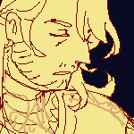 eil welcoming a younger viktor, with eilhart in full armor and viktor in his usual 15th century-esque attire