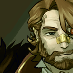 drawing of viktor as a rogue trader