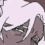 (wotr AU) knight-commander eil and daeran cuddling on a bed, with daeran lying down on top of him, hugging eil from behind