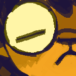 nyarin (beastren karin), with her eyes closed