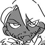 Gift art from dono-cho. Multiple illustrations of Eil, one being a chibi of him, the other a bust-up drawing of him smoking. Text in the image says 'What's your vampire clan, king 🥺', and 'Padre'.